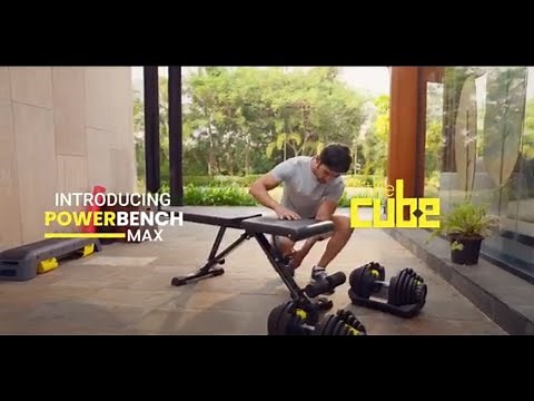 The Cube Club Power Bench | Adjustable & Foldable Power Bench Strength Training Equipment