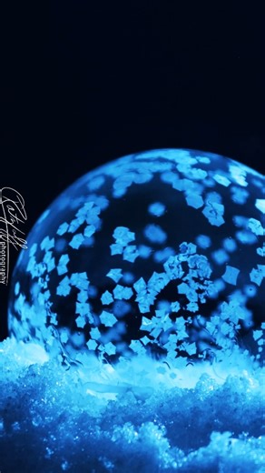 1K views · 121 reactions | Merry Christmas! With a snow globe that froze a few days ago 略 My frozen bubble recipe - 200ml warm water - 35ml corn syrup - 35ml dish soap - 2tbs sugar #bubblemadness #frozen #winter | Chris Ratzlaff Photography | Facebook