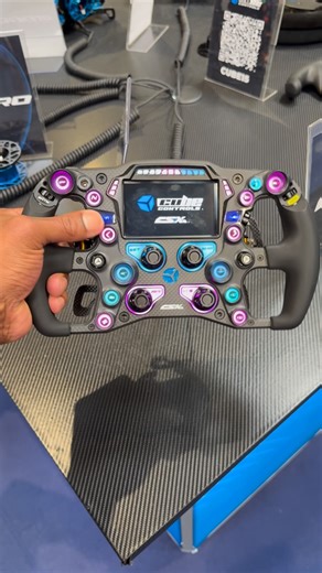 Osa on Instagram: "The @cube.controls CSX-3 wheel is another solid wheel, there are so many options for quality wheels on the market today. Sim racing is in a great place, it’s just your wallet that may be hurting if you pick up this hobby/ addiction! @danielnewmanracing what profile would you put on this wheel? Where would you rank this one? #simracing #racingsimulator #esports #steeringwheel"