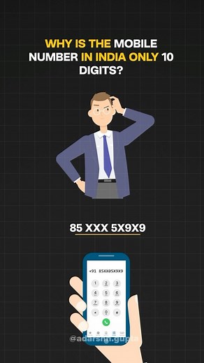 Adarsh Gupta | Why Only 10 Digits? 🤳📱 #reels #phonenumbers #india | Instagram