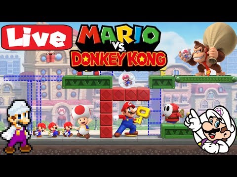 Mario vs. Donkey Kong (Switch) Part 1 - Mario's journey to stop DK's heist, it's Mini Mario Mayhem!