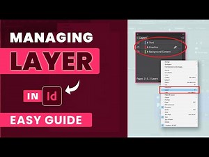 How to use and manage Layer in Adobe InDesign - Lee Graphics