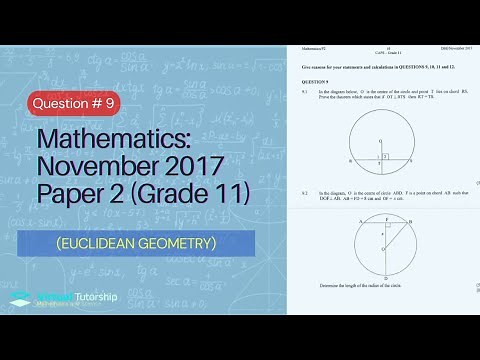 EUCLIDEAN GEOMETRY | November 2017: Mathematics Paper 2 Question 09 (Grade 11)