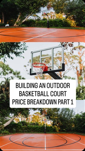 Heart Over Height Hoops | BUILDING AN OUTDOOR BASKETBALL COURT PRICE BREAKDOWN PART 1🏀 I have had some people reach out curious on costs & how long the process... | Instagram