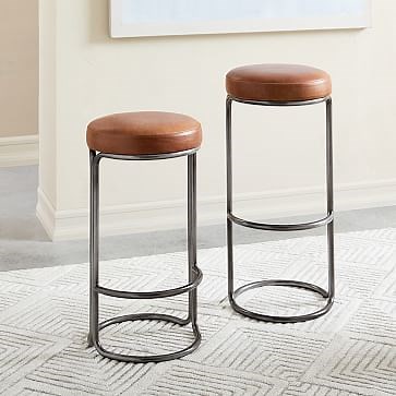 Cora Leather Counter Stool