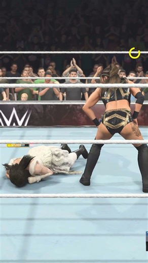 WWE 2K25 - Michin signature moves on Tegan Nox and Nikki Cross #Short