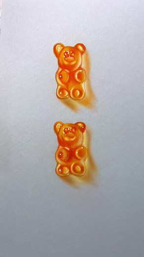 How to Draw a Gummy Bear Tutorial