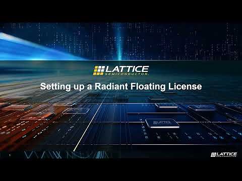 Lattice Radiant 3.0: Setting Up a Floating License for Windows