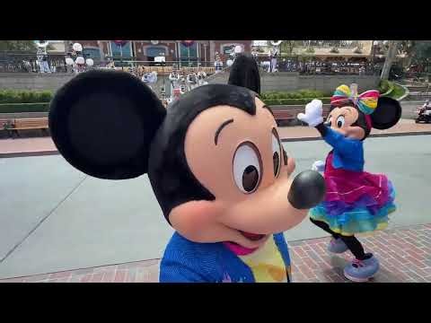 Celebrate Happy at Disneyland with Mickey Mouse & Friends 🥁 #disneyland #disney #disneyparks