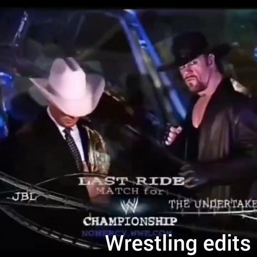 The undertaker vs JBL last ride no mercy 2004 WWE CHAMPIONSHIP #wwe