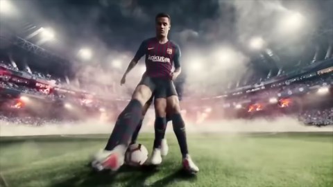 Athletes recreate iconic professional soccer commercials on a tiny budget