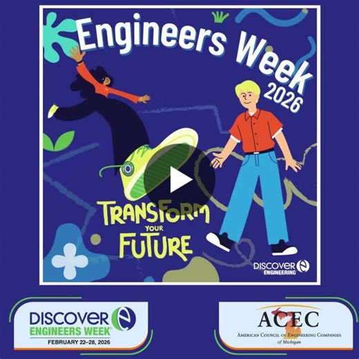 🔧🎬 Engineers Week 2026 | Week in Review — Engineering in Action 🎬🔧 As Engineers Week 2026 comes to a close, we’re proud to reflect on a week that showcased the full spectrum of engineering… | American Council of Engineering Companies of Michigan
