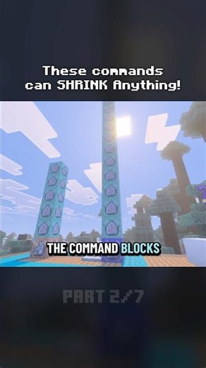 2 | The Platform that houses our commands-shrinkray #minecraft #commandblock