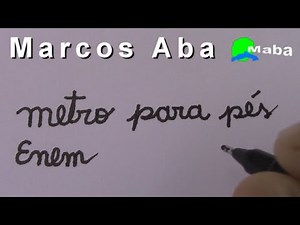 ENEM - Como converter de metros para pés