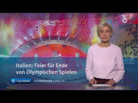 tagesschau in Einfacher Sprache 19:00 Uhr, 23.02.2026