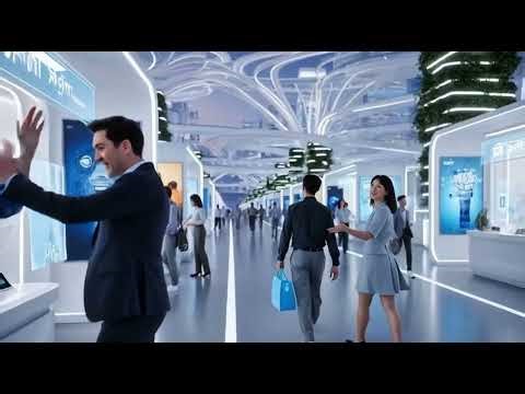 EARTH 2700: THE ECO-UTOPIA 🌿💎 White-Blue Future City (1-Hour 4K Sci-Fi Ambience)