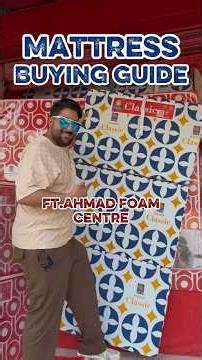 Mattress buying guide with prices aAhmed Foam Center Gujranwala #realwowboy