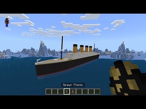 Minecraft Titanic Mod Review (Mod link in desc)