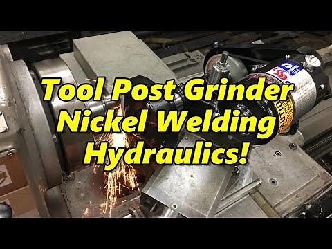 SNS 205: Dumore Toolpost Grinder, Nickel Stick Welding, Hydraulic Barrel, New Patio