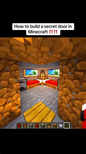 Secret door in Minecraft for your server! #minecraft #tutorial #easy #speed #fortnite