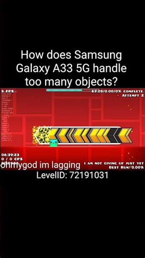 How does my phone handle too many objects? #geometrydash