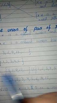 union of sets #union #unionset #sets #shorts