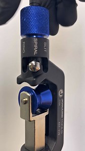 Spiraling at work today (literally) The Jonard Tools CableSaber ™ (AST-200) is engineered for precision mid-span access on armored and thick-jacketed cables — including Corning’s 144F–1728F RocketRibbon®. Key Features: • Adjustable blade depth up to 6.5 mm • Spiral, slit or ring mode for total control • Durable anodized aluminum and steel construction • Prevents spiraling and fiber damage Built tough for professionals who demand accuracy every time. #diy #tools #bluecollarlife #electrician #tool