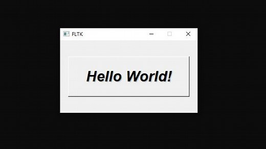 Window + Visual Studio 2022 + CMake 编译安装 FLTK （从零开始）