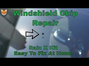 How to Fix A Chip In A Windshield With Rain X Windshield Repair Kit -It Works!