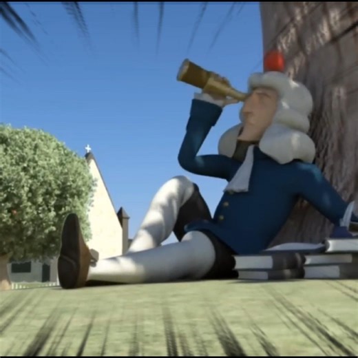 “The Apple That Changed the World – Isaac Newton’s Gravity Story 🍎”