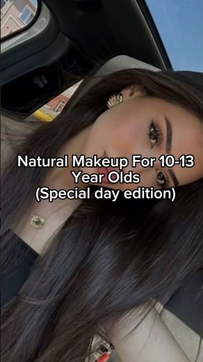 Natural Makeup For 10-13 Year Olds 🤍 (Special day edition) #1million #aesthetic #trending #popular