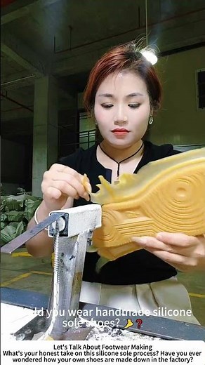 Making Silicone Shoe Soles by Hand – Satisfactory Factory Craft! 👟🔧