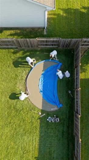 This Backyard Turned Into a Glowing Moon Pool 🌙🔥