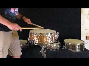 TreeHouse Custom Drums 5x14 Hammered Bronze Snare Drum