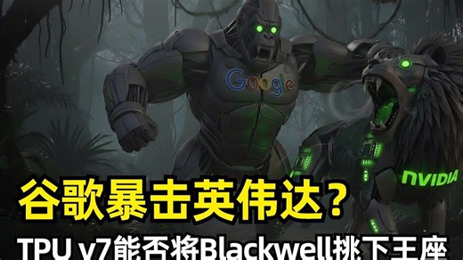 【人工智能】谷歌TPU欲将英伟达GPU挑下王座？ _ 全球AI芯片市场格局突变 _ CUDA护城河能持续多久 _ Anthropic百万订单 _ TCO和峰值F