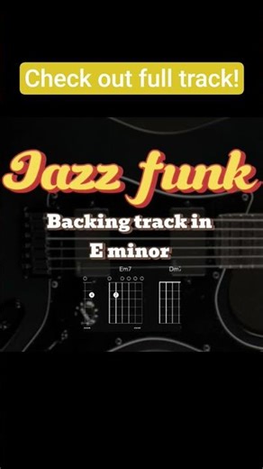 jazz funk backing track #eminor
