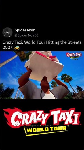 No way Crazy Taxi is coming back 😱 The first trailer for Crazy Taxi ‪@SEGA_West‬