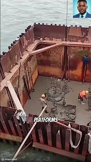 Bridge Foundations Built with Cofferdams