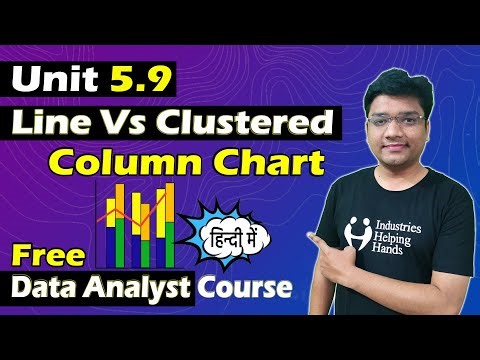 5.9 How to Create Line vs Clustered Chart | Data Analyst Lecture for Beginner | Nishant Bhaiya