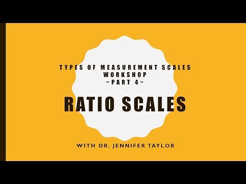 Understanding Ratio Scales