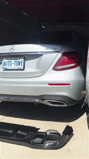 E350 just got the 2023 E63 AMG treatment 🔥Aggressive diffuser upgrade changed the whole look #e63s