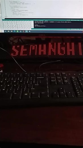 Program gemini esp32 display p4.75 #esp32 #hub08 #leddisplay #p4.75