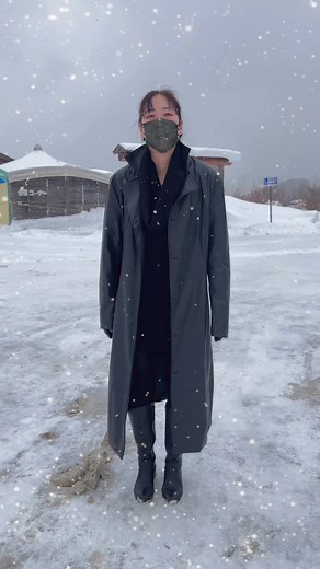 道の駅しもごう #おばちゃん #佐和子 #雪景色 #熟女