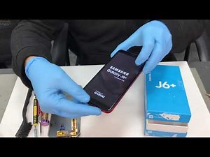 Démontage et réparation écran vitre lcd du Samsung j6 plus ( j6+ j610f) ou j6 (j600f)