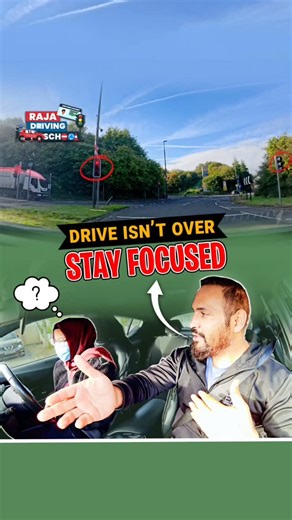Raja Driving school on Instagram: "Drive isn't over Stay focused #driving #fyp #viral #foryoupage❤️❤️ #foru Keywords: observation anticipation planning driving, effective observation while driving UK, anticipating hazards early driving, planning ahead on the road UK, learner driver observation skills, driving test observation faults, poor anticipation serious fault, forward planning driving skills, hazard awareness and planning, pass driving test observations"