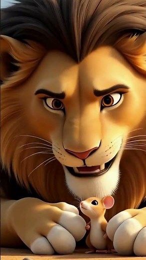 Die Leeu en die Muis | AFRIKAANS FAIRY TALES | Stories | Kinderstories | The Lion and the Mouse