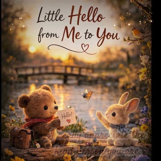 Hello from Me – Friendly Video Message to Share on WhatsApp