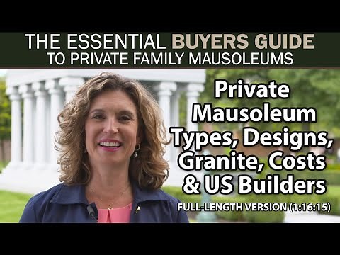2023 Essential Buyers Guide to Private Family Mausoleums [Types, Designs, Granite, Costs, Builders]