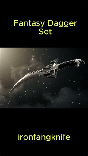 Set of 2 pcs Fantasy Dagger Assassin's Creed ironfangknife