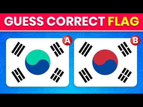 Guess the Correct Flag ✅🚩 | 50 Country Flags Quiz Challenge